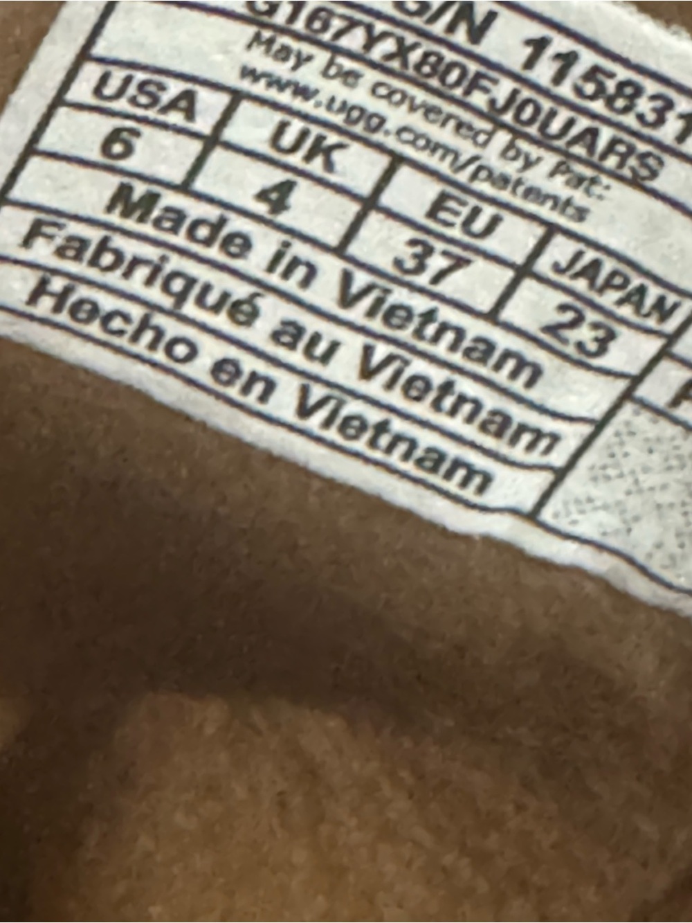 UGG Tan Suede Platform Chelsea Booties - Picture 5 of 5